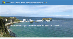 Desktop Screenshot of fidelis-immobilien.com